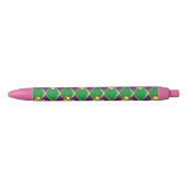 Sieraden Achtergrond Mardi Gras Zwarte Inkt Pen (Voorkant)