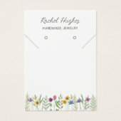 Sieraden Bloemen Display Kaart (Voorkant)