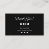 Sieraden Care Instructies Business Dank u kaart (Achterkant)