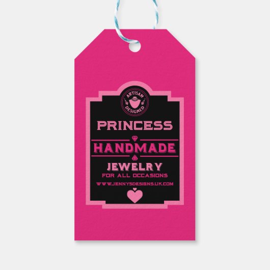 Sieraden Creator Cadeaulabel (Achterkant)