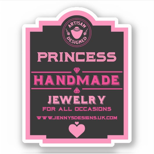Sieraden Creator Sticker (Voorkant)