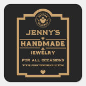 Sieraden Creator Vierkante Sticker (Voorkant)