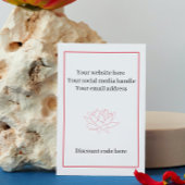 Sieraden dank u voor uw bestelling product verpakk bedankkaart