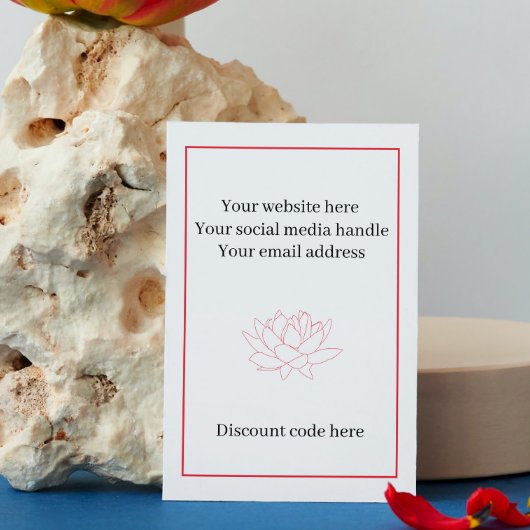 Sieraden dank u voor uw bestelling product verpakk bedankkaart