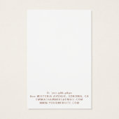 Sieraden Designer Boho Terracotta Oorbel Sieraden Visitekaartje (Achterkant)