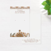 Sieraden Designer Boho Terracotta Oorbel Sieraden Visitekaartje (Bureau)