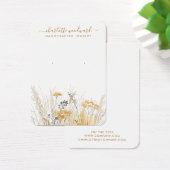Sieraden Designer Gouden Wildbloemen Visitekaartje (Bureau)