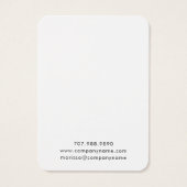 Sieraden Designer Roze Gouden Glitter Wildbloemen Visitekaartje (Achterkant)