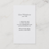 Sieraden Designer Rustieke Lotus Bloem Visitekaartje (Achterkant)