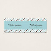 Sieraden Designer Visitekaartje Prijs Labels (Voorkant)