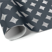 Sieraden Diamont Geometrisch Zwart Vip Zilver Cadeaupapier (Rol Hoek)