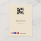 Sieraden display Voeg uw Logo product verpakking t Visitekaartje (Achterkant)