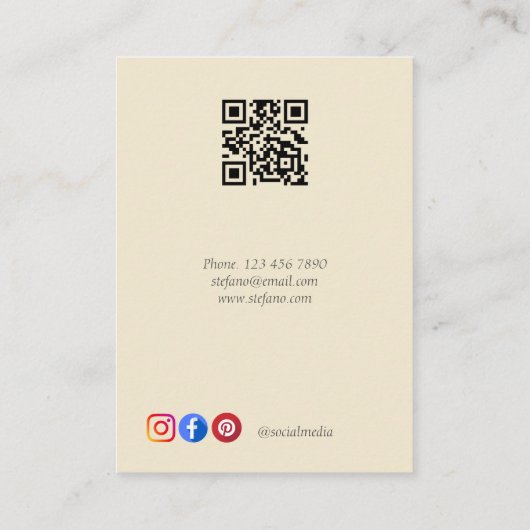 Sieraden display Voeg uw Logo product verpakking t Visitekaartje (Achterkant)