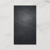 Sieraden Donker Metaal & Diamant Visitekaartje (Achterkant)