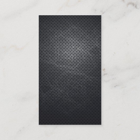 Sieraden Donker Metaal & Diamant Visitekaartje (Achterkant)