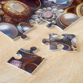 Sieraden en Rozen 252-delige legpuzzel (Zijkant)