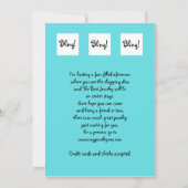 Sieraden Feest Uitnodiging Sjabloon (Achterkant)