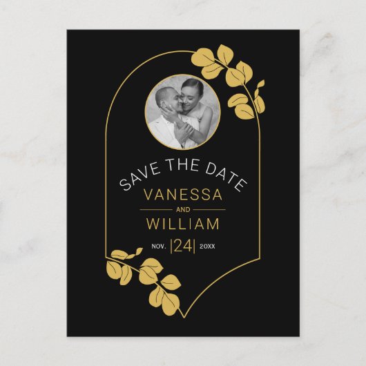 Sieraden geïnspireerd lijst en bladeren Save the D Briefkaart (Voorkant)