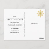 Sieraden geïnspireerd lijst & initialen Save the D Briefkaart (Achterkant)