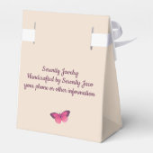 Sieraden geschenkdoos, promotioneel voor handgemaa bedankdoosjes (Achterkant)