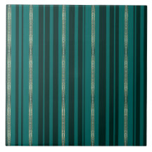 Sieraden gestreept groen