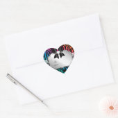 Sieraden Gift Label Zebra Regenboog Salon (Envelop)
