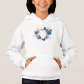 Sieraden Hart met Vlinders Morpho (Voorkant)