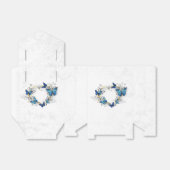Sieraden Hart met Vlinders Morpho Bedankdoosjes (Uitgevouwen)