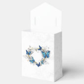 Sieraden Hart met Vlinders Morpho Bedankdoosjes (Geopend)