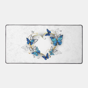 Sieraden Hart met Vlinders Morpho Bureaumat