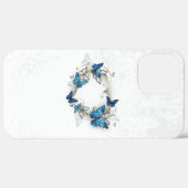 Sieraden Hart met Vlinders Morpho Case-Mate iPhone Case (Achterkant (horizontaal))