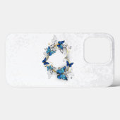 Sieraden Hart met Vlinders Morpho Case-Mate iPhone Case (Achterkant (horizontaal))