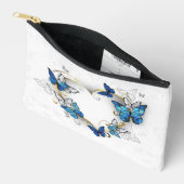 Sieraden Hart met Vlinders Morpho Etui (Open)
