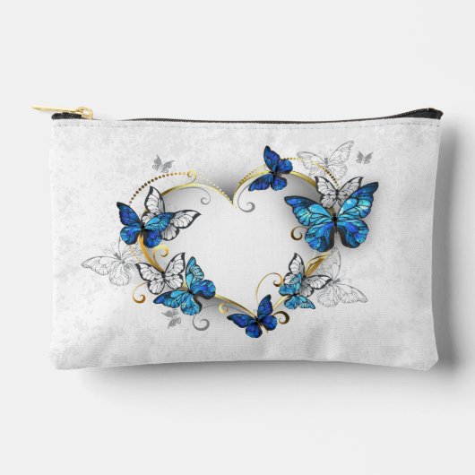 Sieraden Hart met Vlinders Morpho Etui (Voorkant)