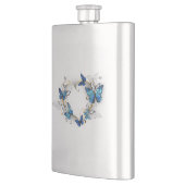 Sieraden Hart met Vlinders Morpho Flacon (Links)