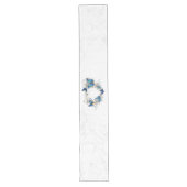 Sieraden Hart met Vlinders Morpho Lange Tafelloper (Voorkant)