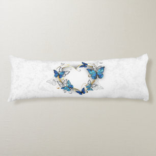 Sieraden Hart met Vlinders Morpho Lichaamskussen