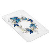 Sieraden Hart met Vlinders Morpho Magneet (Rechterzijde)