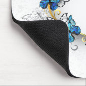 Sieraden Hart met Vlinders Morpho Muismat (Hoek)