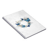 Sieraden Hart met Vlinders Morpho Notitieboek (Rechterzijde)