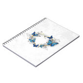 Sieraden Hart met Vlinders Morpho Notitieboek (Linkerzijde)