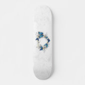 Sieraden Hart met Vlinders Morpho Persoonlijk Skateboard (Voorkant)