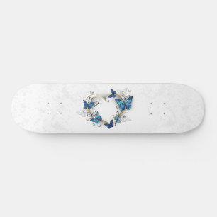 Sieraden Hart met Vlinders Morpho Persoonlijk Skateboard