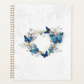 Sieraden Hart met Vlinders Morpho Planner (Voorkant)
