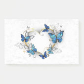Sieraden Hart met Vlinders Morpho Post-it® Notes (Voorkant)