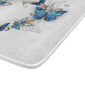 Sieraden Hart met Vlinders Morpho Snijplank (Hoek)