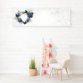 Sieraden Hart met Vlinders Morpho Spandoek (Insitu)