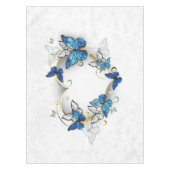 Sieraden Hart met Vlinders Morpho Tafelkleed (Voorkant)