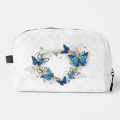 Sieraden Hart met Vlinders Morpho Toilettasje (Voorkant)