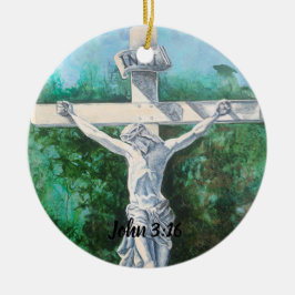 Sieraden Johannes 3:16 geloof kerk dominee  Keramisch Ornament